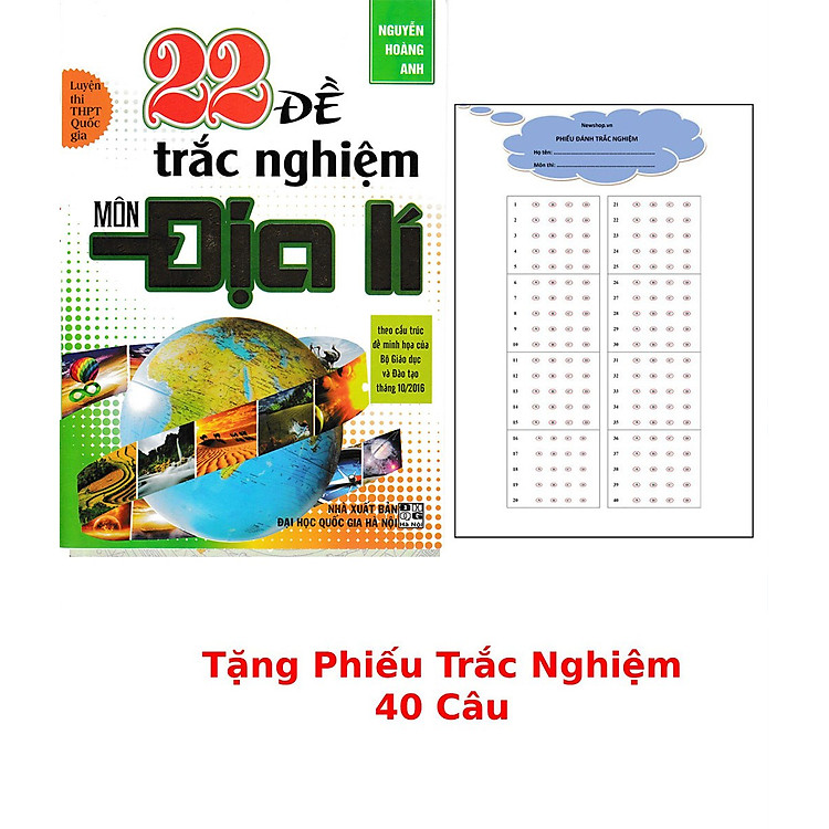 22 Đề Thi Trắc Nghiệm Môn Địa Lí