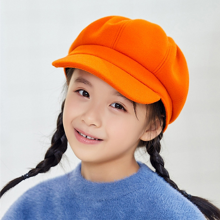 Mũ nón nồi, beret cho bé gái phong cách HÀN QUỐC - màu trơn
