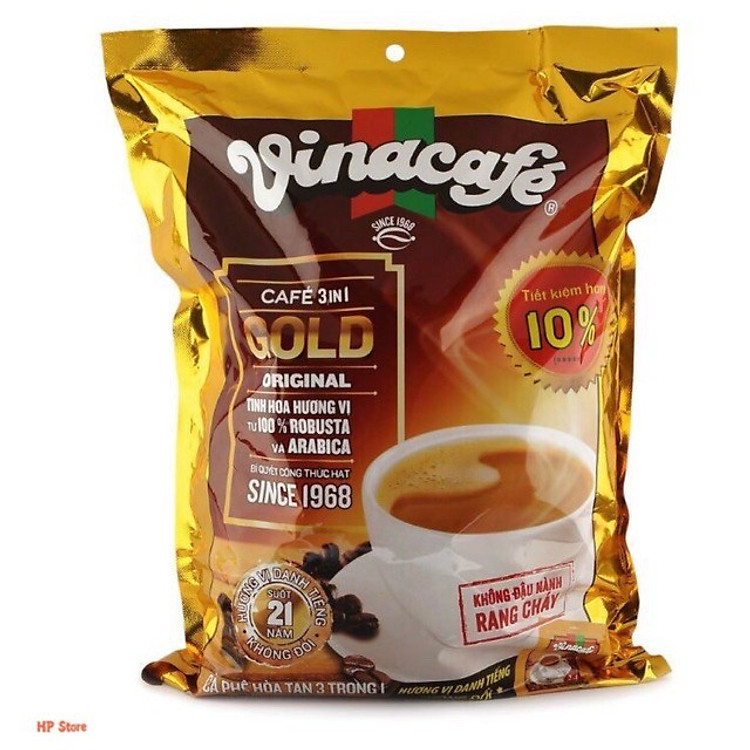 Cà phê sữa VinaCafé Gold Original 480g (24 gói x 20g)