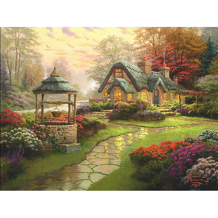 Cottage By The Woods - Tranh Ghép 1500 Mảnh Chính hãng Tiết kiệm - Hình ảnh 4