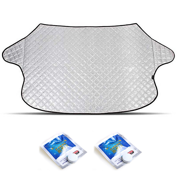 tấm chắn nắng kính lái Ô tô, chống nóng, chống nước, bảo vệ xe ô tô - Quà tặng 2 viên sủi rửa kính - Hàng Chính Hãng