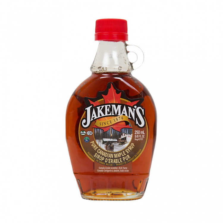 Siro Lá phong Jakeman nhập khẩu Canada - Jakeman's Maple Syrup 250 ml