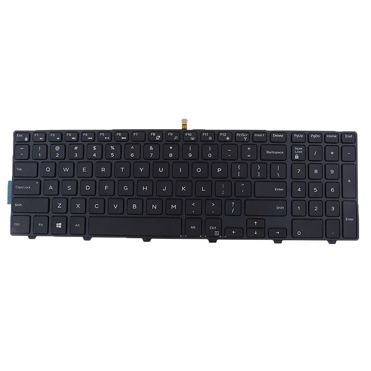 Bàn phím thay thế dành cho laptop Dell Inspiron 7559, 5558, 5559, 5548, 5547 có đèn nền