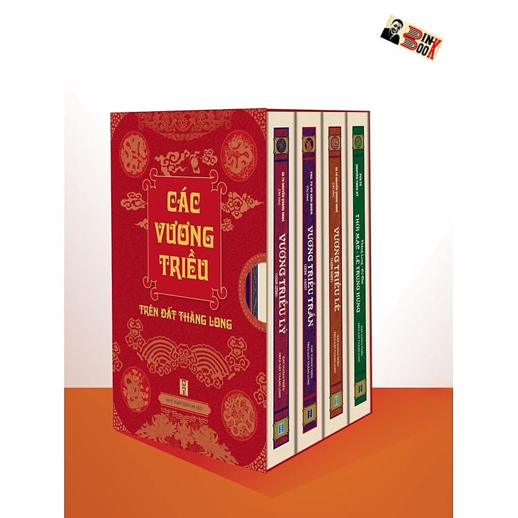 (Boxset) (Combo trọn bộ 4 cuốn) CÁC VƯƠNG TRIỀU TRÊN ĐẤT THĂNG LONG - ẤN BẢN BÌA CỨNG – Nhiều tác giả – NXB Hà Nội