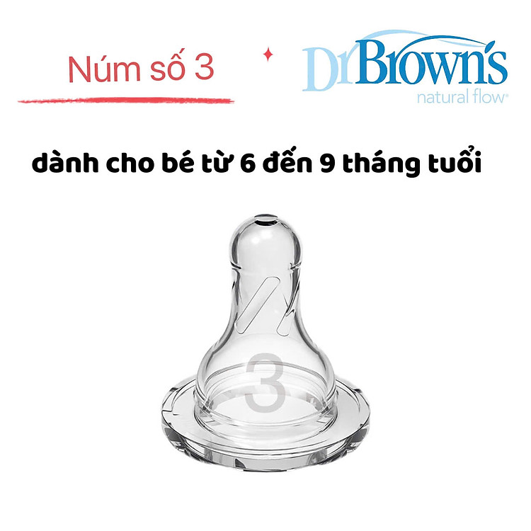 Núm ty thay thế Dr.Brown's Options Plus Chính hãng Ưu đãi - Hình ảnh 2