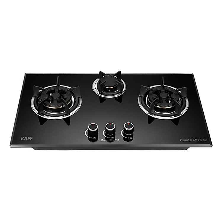 Bếp Gas Âm Kính 3 Lò Kaff KF-690 - Hàng chính hãng