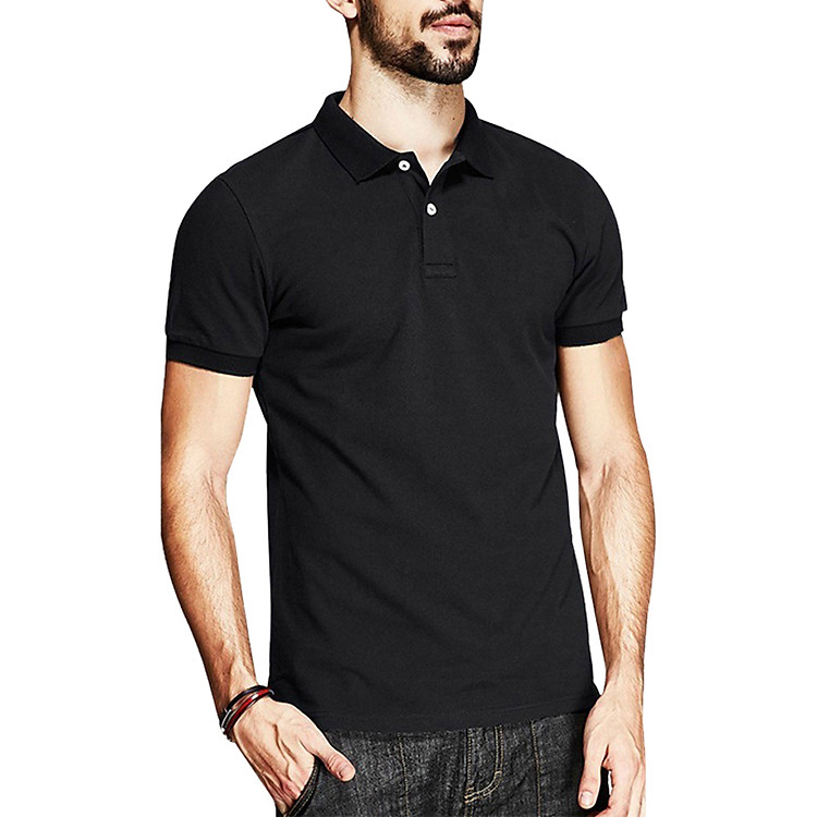 Áo Thun Có Cổ VFASHION VFS0046 - Đen