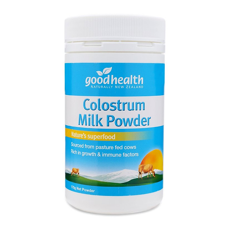 Sữa bò non 9% Goodhealth 9% Pure Colostrum Tăng sức đề kháng, hệ miễn dịch cho bé (175gr) - Nhập khẩu New Zealand