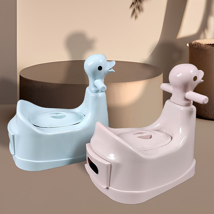 Mua tại Lazada: Bô vệ sinh con vịt xanh Hàn Quốc Chính hãng, giá tốt