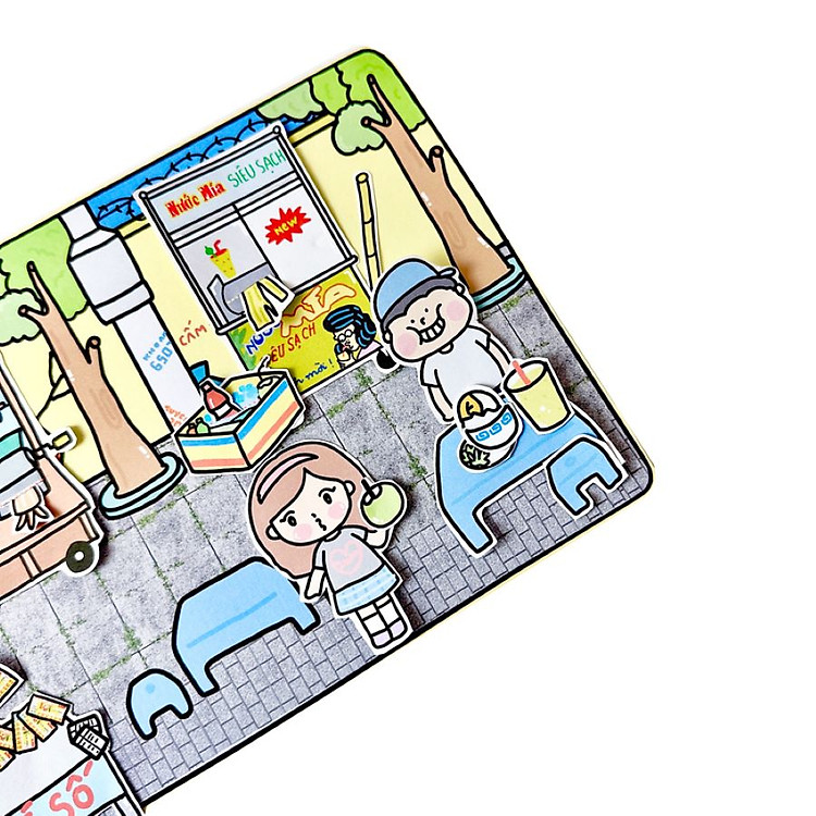 Bộ Tranh Tương Tác Cô Tiên Xanh Chính hãng Ưu đãi - Hình ảnh 2