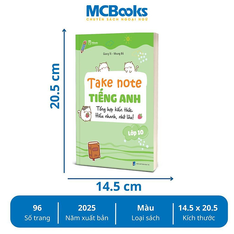 Take Note Tiếng Anh Lớp 10, 11, 12 - Tổng Hợp Kiến Thức Hiểu Nhanh, Nhớ Lâu - Ảnh 2