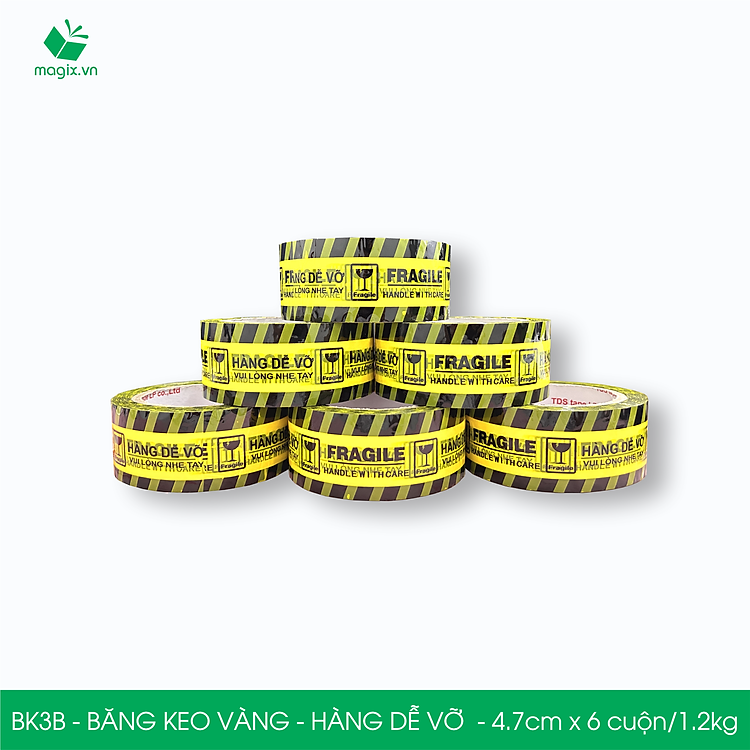 Băng keo niêm phong 4.7cm x 6 cuộn (1.2kg) - Ảnh 7