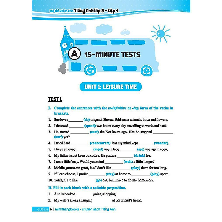 Global Success - Bộ Đề Kiểm Tra Tiếng Anh Lớp 8 - Có Đáp Án (Tập 1) - Ảnh 5