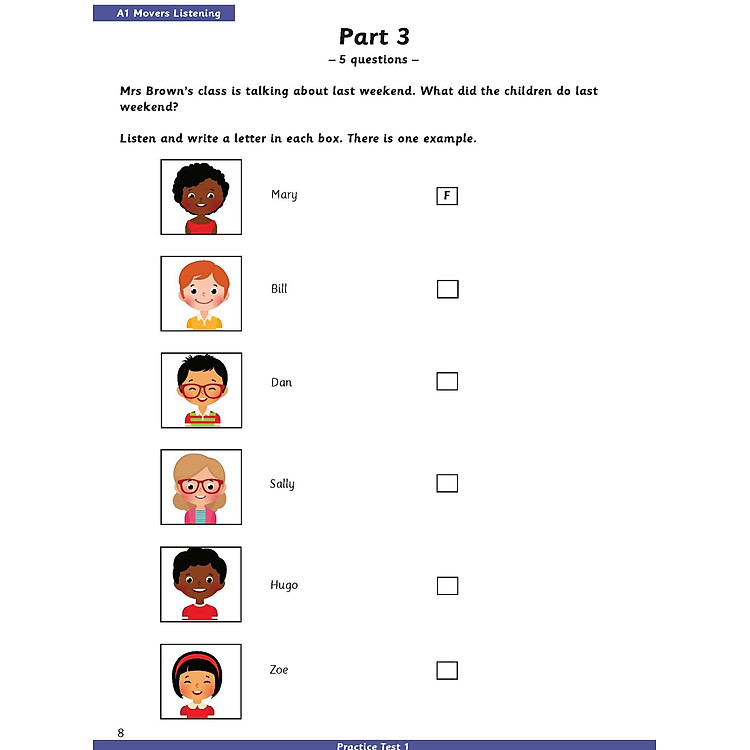 A1 Movers - Practice Tests 1-5 - Ảnh 5