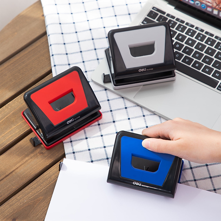 Máy Đục Lỗ 15 Tờ Deli (1 cái) - Ảnh 5