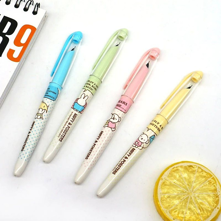 Set 4 bút máy kim tinh trơn M&G FFP60130 / FFP60105 - Bút mực thay ngòi dễ dàng MG 60130 / 60105