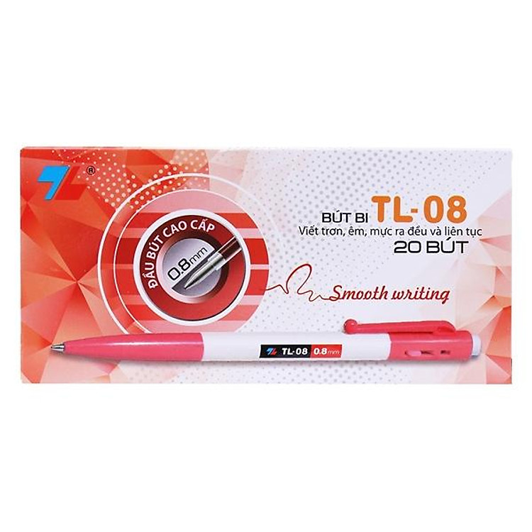 Bút Bi Thiên Long TL-08 (0.8mm, 20 chiếc)
