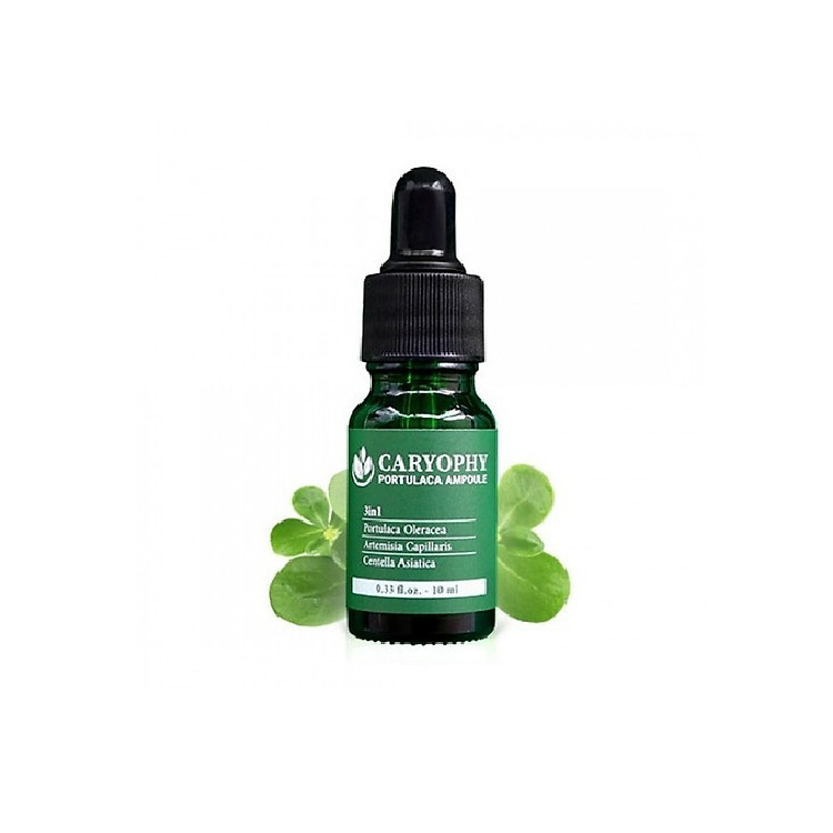 Serum Rau Má hỗ trợ giảm Mụn Caryophy Portulaca Ampoule 10ml