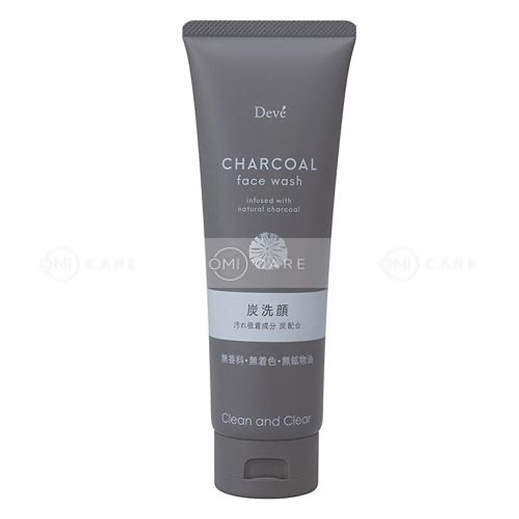 Sữa rửa mặt than hoạt tính Deve Sumi Face Wash (170 g/tuýp)