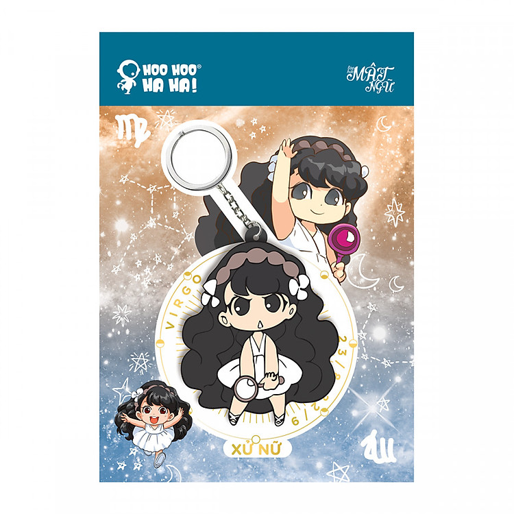 Móc Khóa Xử Nữ Nữ Vol 1 HooHooHaHa MKXNS2 (11 x 16 cm)