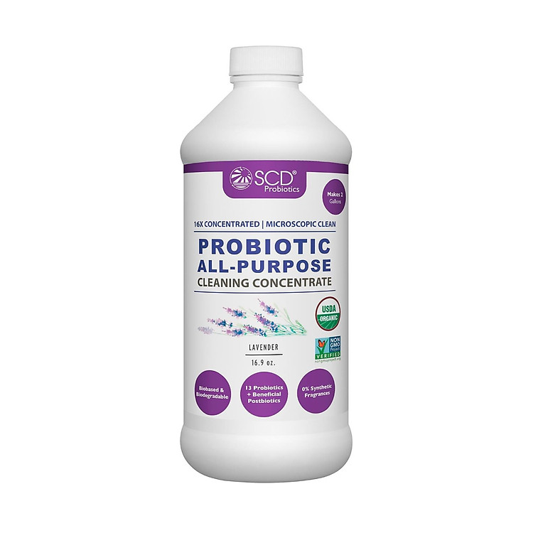 Nước làm sạch Sinh học Đa năng - Hương Lavender - All-Purpose Cleaning Concentrate (SCD Probiotics, USA) - 500ml Đậm đặc