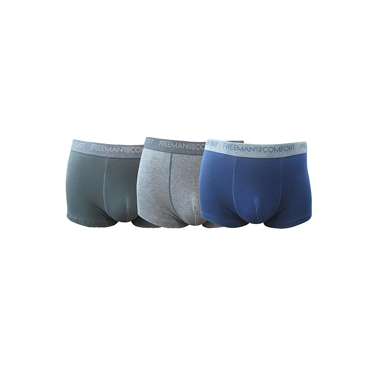 Combo 3 Quần Lót Boxer Nam Freeman 6520-CB3