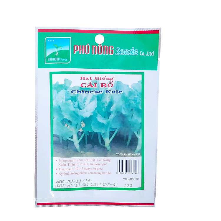 Hạt Giống Cải Rổ Phú Nông