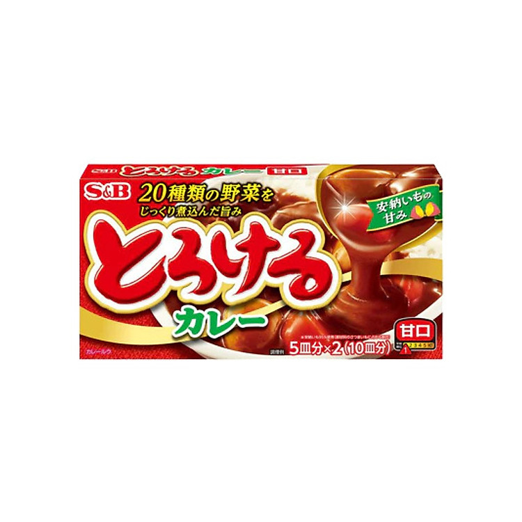 Viên nấu cà ri S&B Foods Golden Curry 198g Nhật Bản