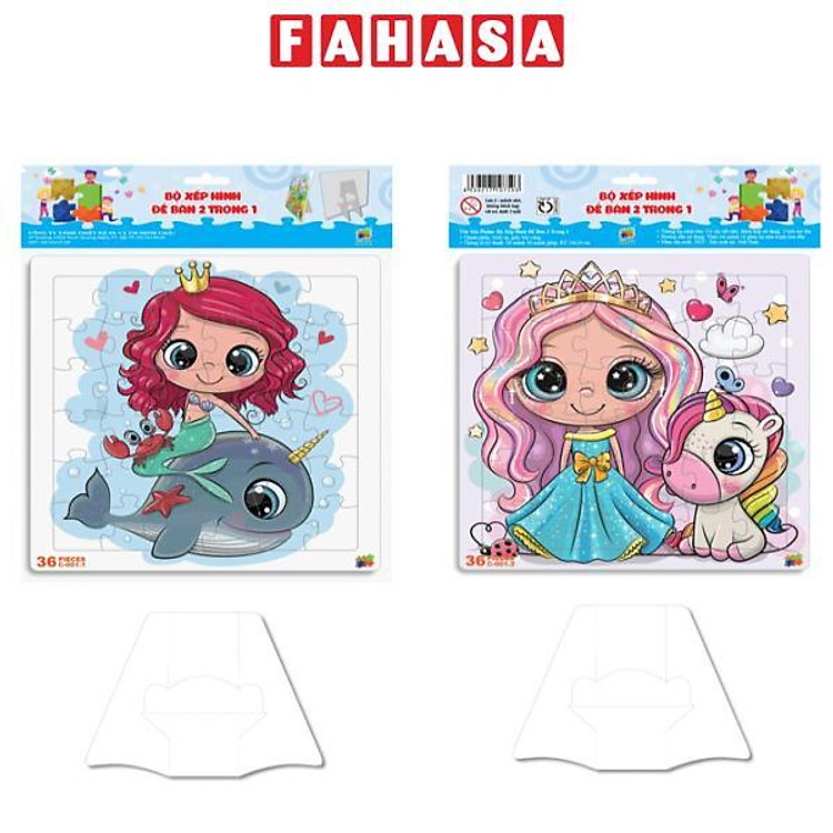 Mua Bộ 2 Tranh Xếp Hình 36 Mảnh Chính hãng Giá tốt