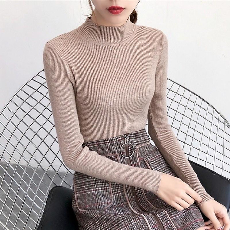 Áo Len Tăm - Cổ 3 Phân