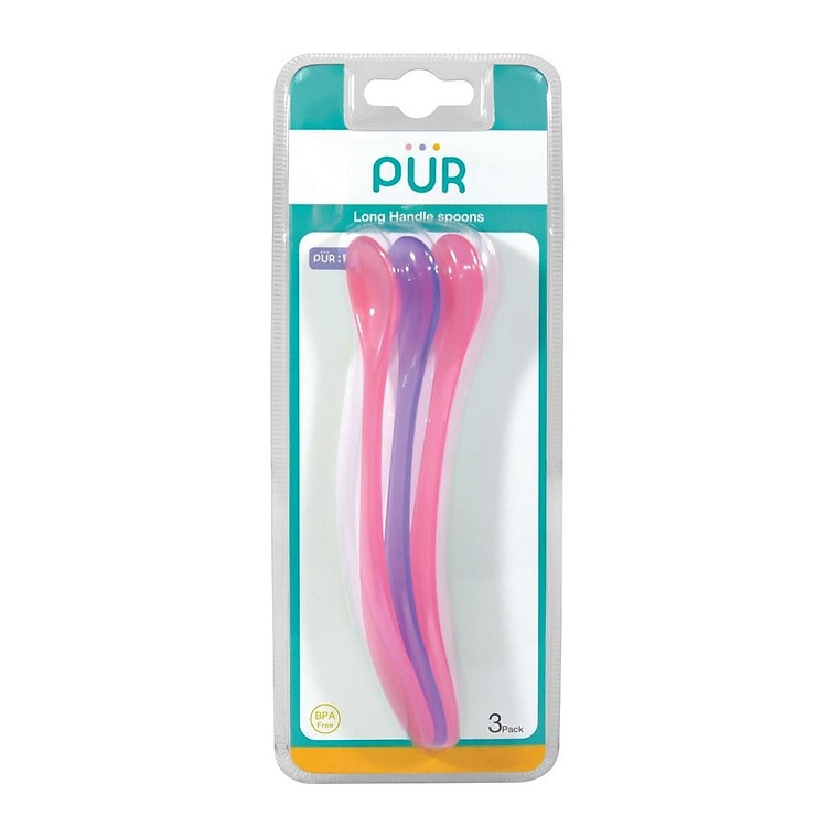 Bộ 3 muỗng dài Pur cho bé Chính hãng Giá tốt