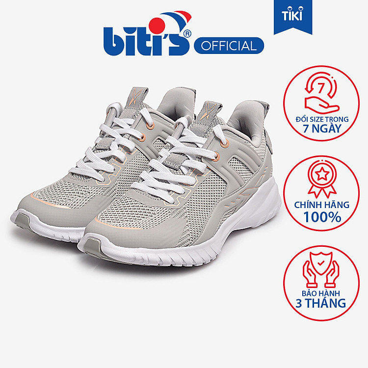 Giày Thể Thao Nữ Biti's Hunter X HSW004400XAL (Xám lợt)