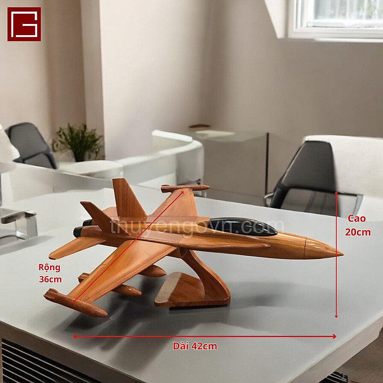 Mô Hình Máy Bay Gỗ Cao Cấp - Ảnh 2