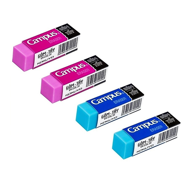 Set 4 tẩy Campus ER-COL-20 / Gôm Colour Campus COL20