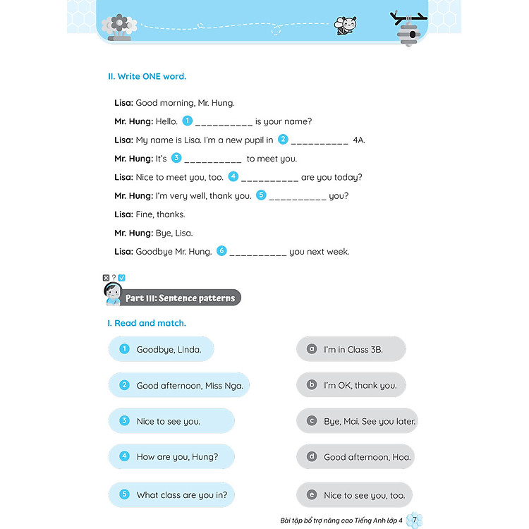 Bài Tập Bổ Trợ Nâng Cao Tiếng Anh Lớp 4 (Sách Theo Chương Trình Mới Của Bộ GD & ĐT) - Ảnh 7
