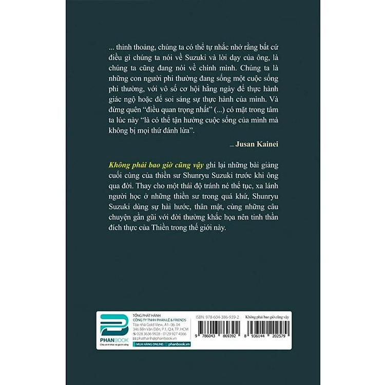 Không Phải Bao Giờ Cũng Vậy - Tinh Thần Đích Thực Của Thiền - Ảnh 3