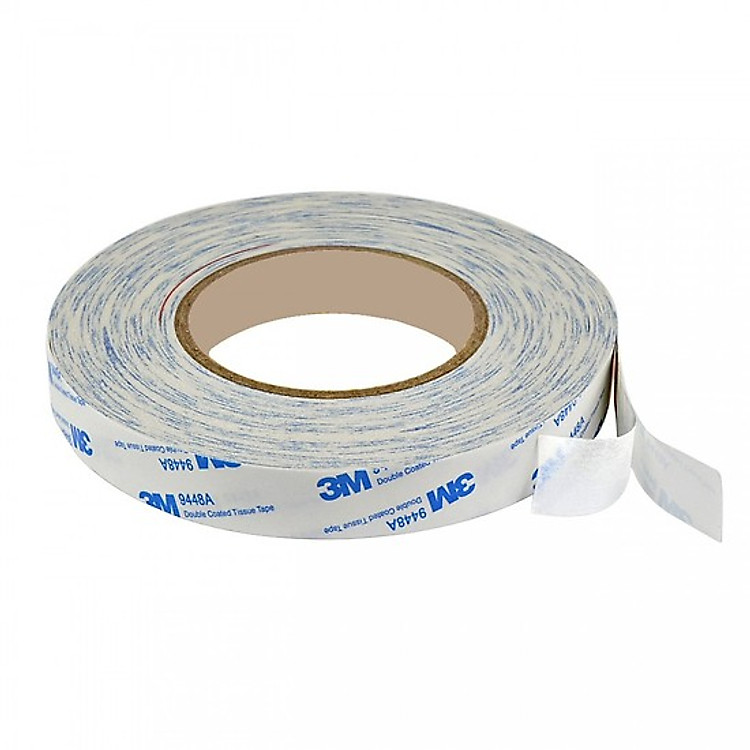 Băng dính hai mặt chịu nhiệt 3M 9448A (20mm x 50m)