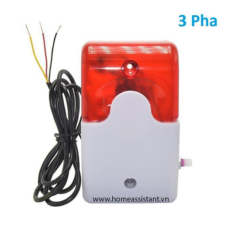 Đèn Báo Còi Hú Báo Động Mất Điện 3 Pha 380V MD03