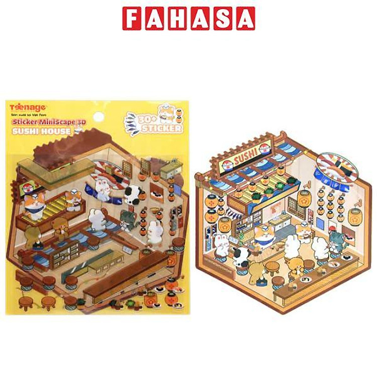 Sticker MiniScape 3D – Teenage MS-05