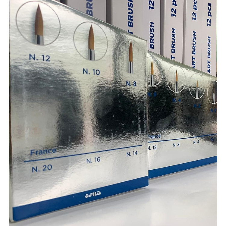 Cọ Vẽ Đầu Tròn GIOTTO Pennelli Serie 500 Taklon F567000 - Ảnh 5