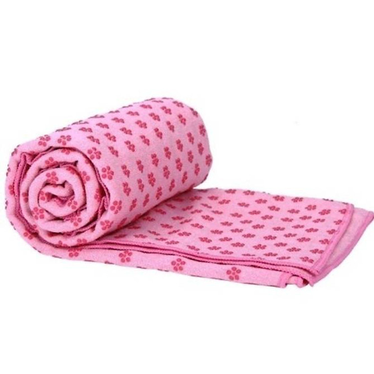 Khăn trải thảm tập YOGA màu hồng