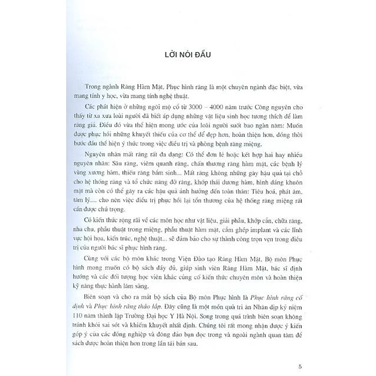 Phục Hình Răng Cố Định Dùng cho Sinh viên Răng Hàm Mặt (KL) - Ảnh 2