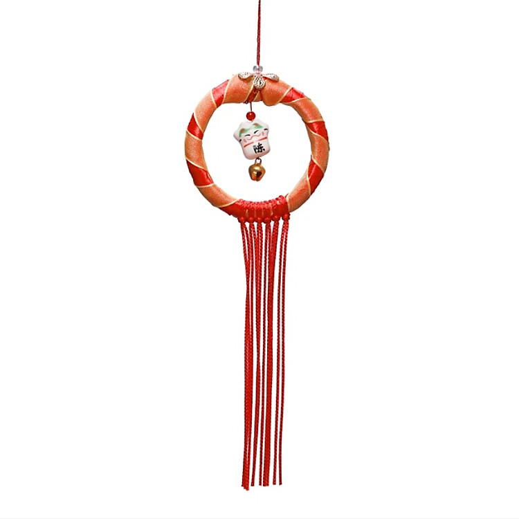 Dây treo trang trí Tết Mèo Chiêu Tài