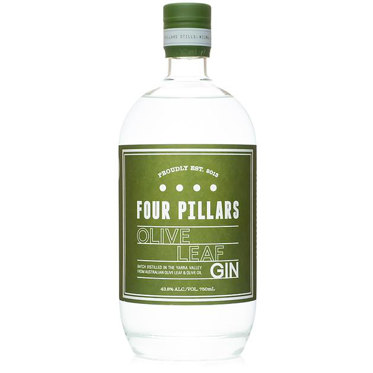Rượu Four Pillars Olive Leaf Gin 43.8% 1x0.7L