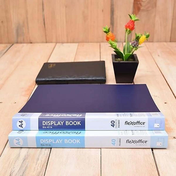 Bìa A4 Flexoffice FO-DB02 (40 lá) - Ảnh 2