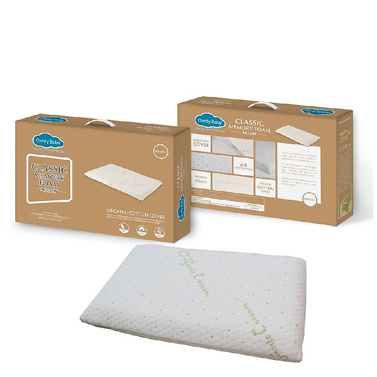 Gối trẻ em vỏ sợi Cotton hữu cơ "Organic" - Comfy