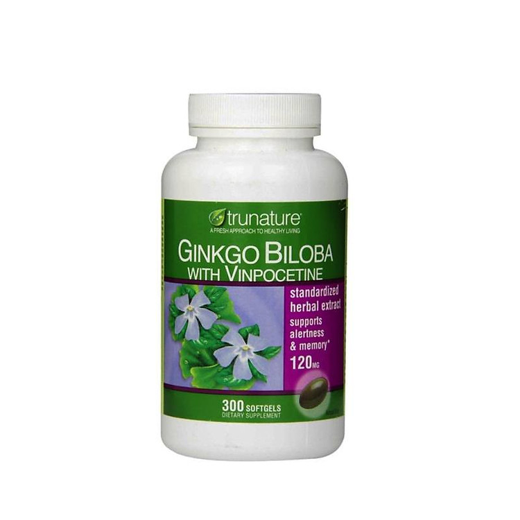 Viên Uống Bổ Não Trunature Ginkgo Biloba 120mg