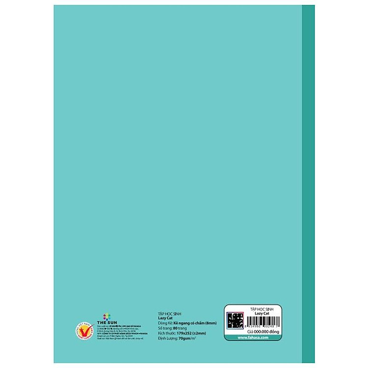Tập Học Sinh Lazy Cat (80 trang, 70gsm) - Ảnh 6