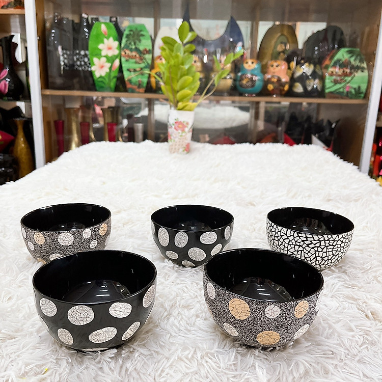 Chén Sơn Mài Tròn Cao Cấp - Ảnh 2