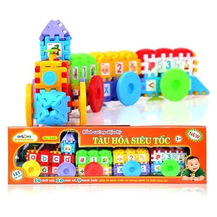 Tìm mua tại Avakids: Hình vuông kỳ diệu tàu hỏa Antona - Ngập tràn khuyến mãi